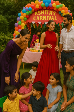 Marsala Pleated Bow-Back Dress with Slit